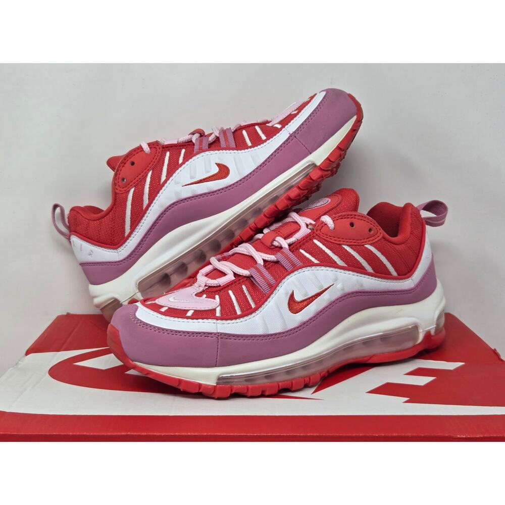 Nike Air Max 98 WMNS VALENTINES CI3709-600 Size 6.5w WORN